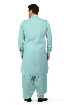 K-ROYALS Afghani Stylish Men's Pathani Suit/Men Luxury fabric kurta pyjama set - Image 2