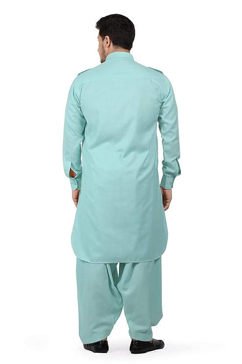 K-ROYALS Afghani Stylish Men's Pathani Suit/Men Luxury fabric kurta pyjama set