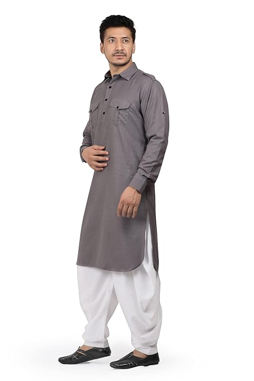 K-ROYALS Dhoti Salwar Pathani Suit for Men's/New Cotton Blend Kurta Pyjama Set