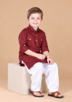 Boys Kids Pathani Suit Set | Traditional Ethnic Wear for Boys - Image 2