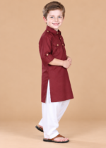 Boys Kids Pathani Suit Set | Traditional Ethnic Wear for Boys - Image 3